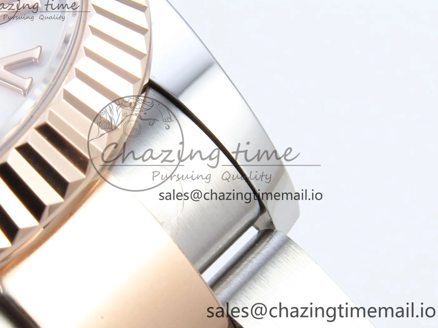 MiroTime 1230 Casual DateJust 31 278271 ARF 1:1 Best Edition 904L Steel White Roman Dial on SS RG Oyster Bracelet ETA 521